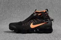 nike air vapormax flyknit moc 2 zipper orange black